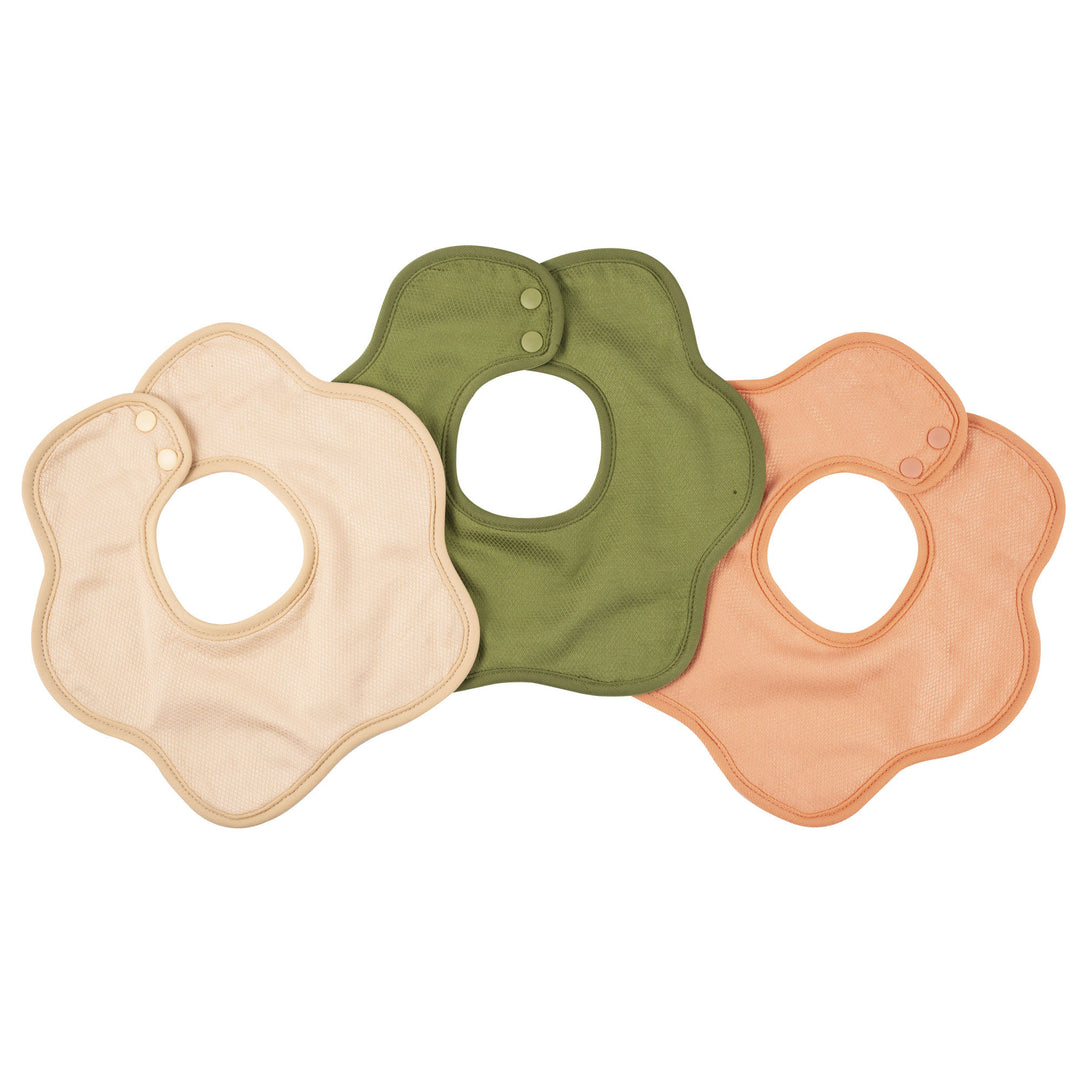 Kaffle Roundabout Drool Bibs - 3pk