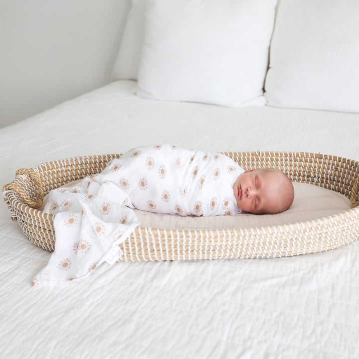 Swaddle Blanket Muslin Cotton LG-Suns