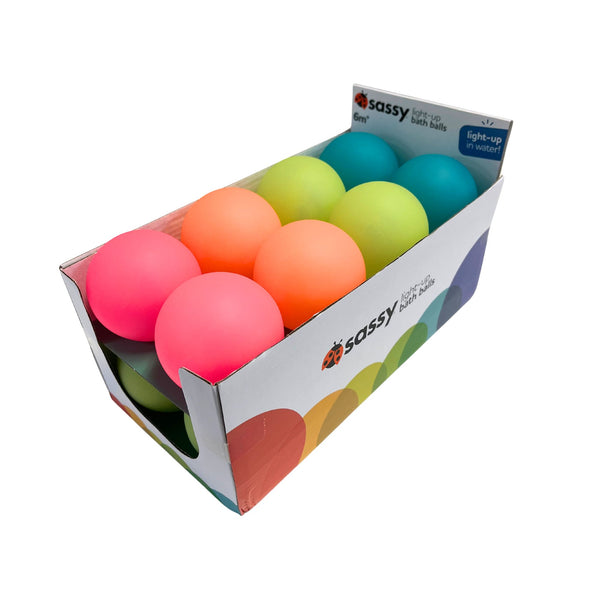 Light Up Bath Balls - 16pc PDQ