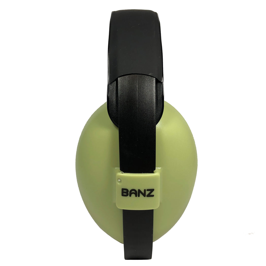 Baby Hearing Protection Earmuffs (2m+) - Leaf Green