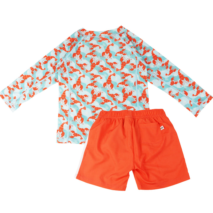 Rashguard Swim Top + Short Set