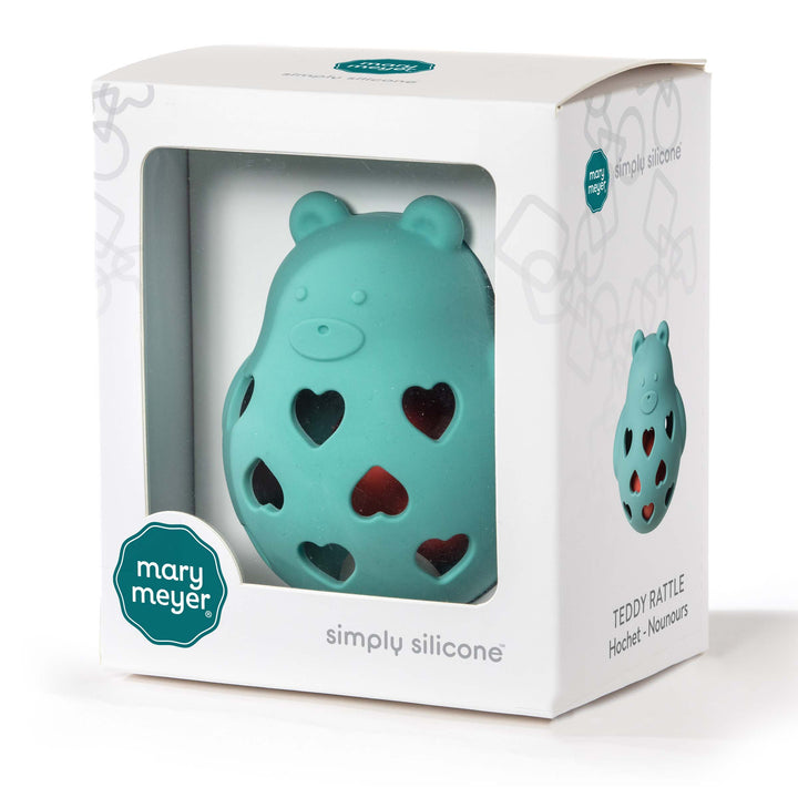 Simply Silicone - Rattle - Teddy 5"