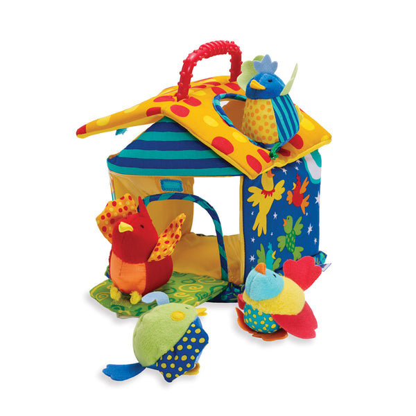 Put and Peek Birdhouse Soft Activity Toy