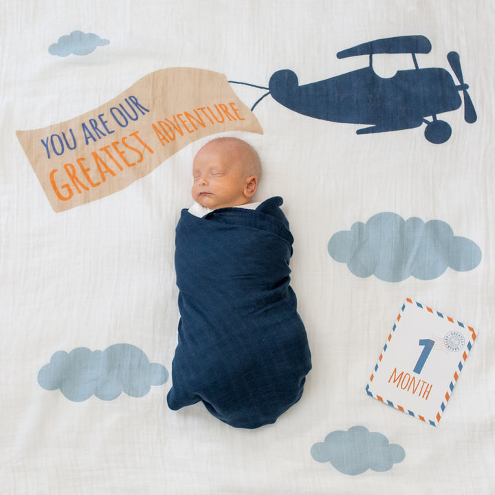 Baby's 1st Year Milestone Blanket - Greatest Adventure