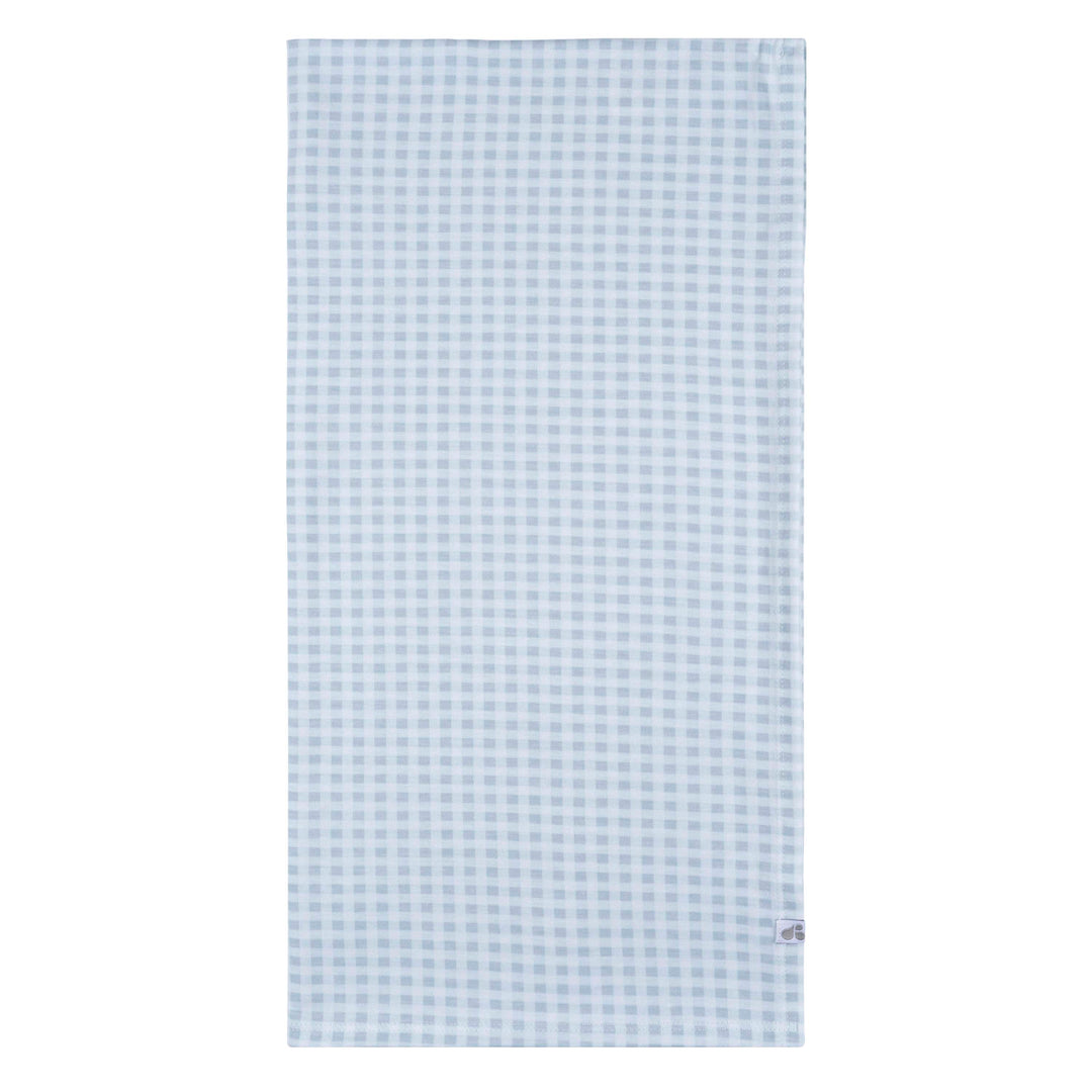 Just Born by Gerber Baby Boy 2-Piece Swaddle Blanket and Hat - BLUE PLAID