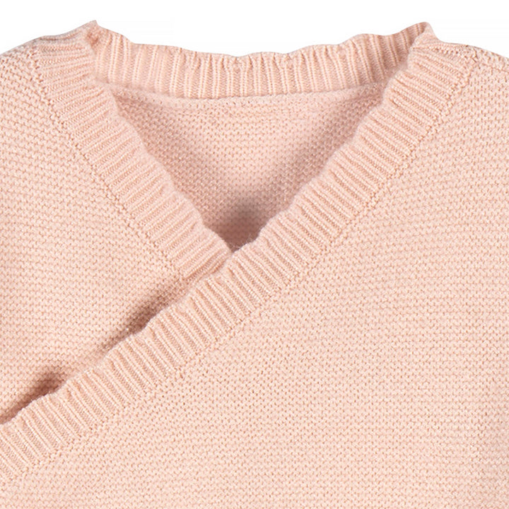 Just Born by Gerber Baby Girl 2-Piece Scalloped Sweater - PINK