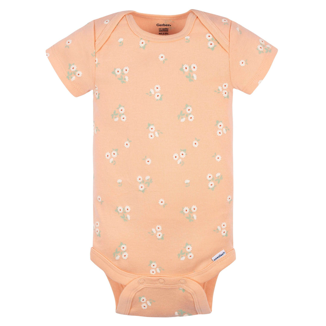 Gerber 3-Pack Baby Girls Wildflower Onesies Bodysuit