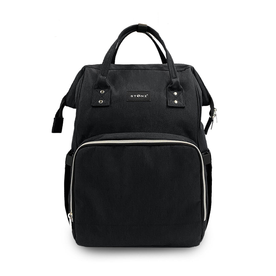 L- Stonz - Core - Diaper Backpack - Black Diaper Backpack - Black 628631016025