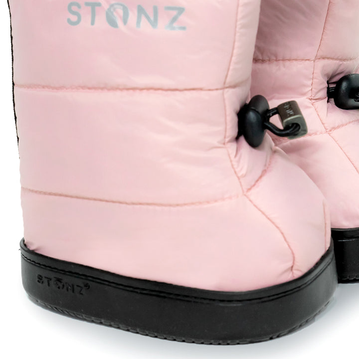 Toddler Puffer Booties - Haze Pink