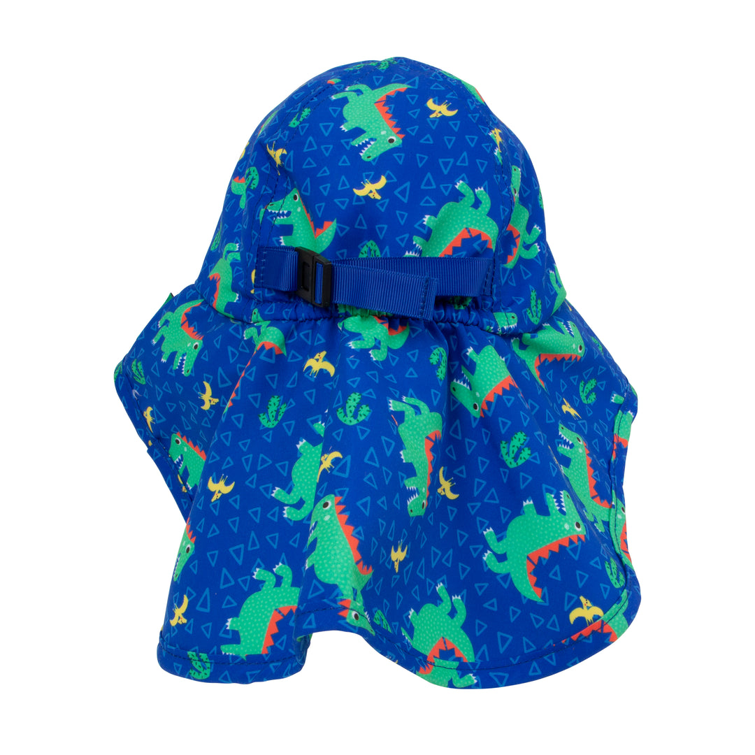 UPF50+ Baby-Toddler Cape Sun Hat - Dinosaur