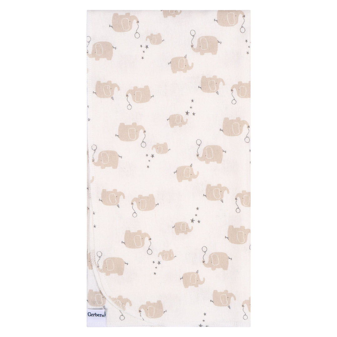 Flannel Receiving Blanket - 4pk