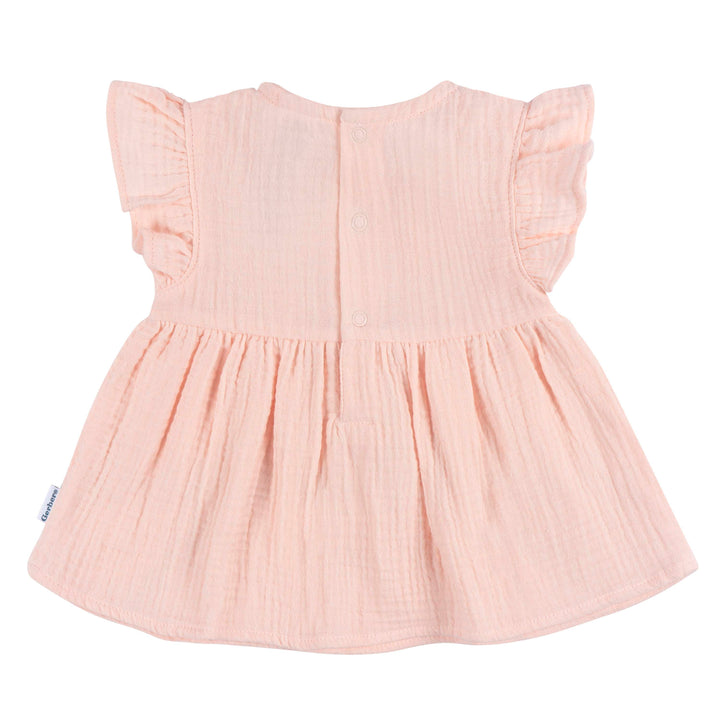 2pc Top + Diaper Set Girl - Blush