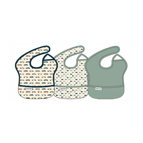 Bavoir anti-dégâts facile à utiliser - paquet de 3