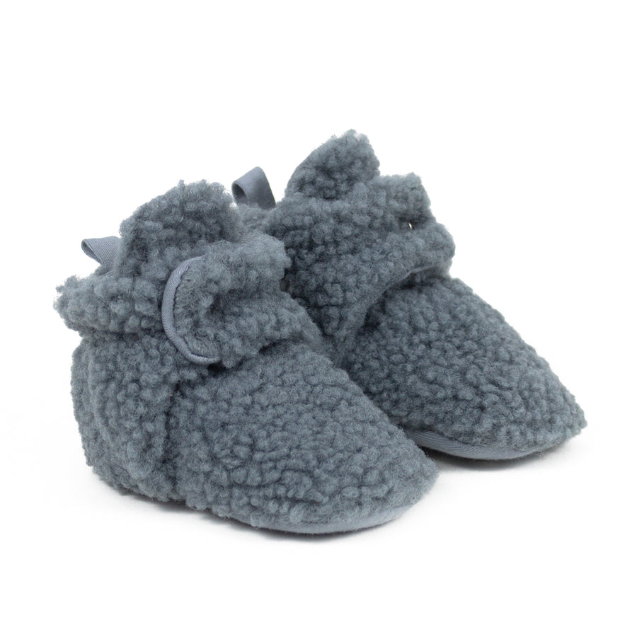 Robeez - F24 - Snap Bootie - Sherpa Grey - 3 (6-12M) F21 - Snap Bootie - Sherpa Blue Grey 730838898752