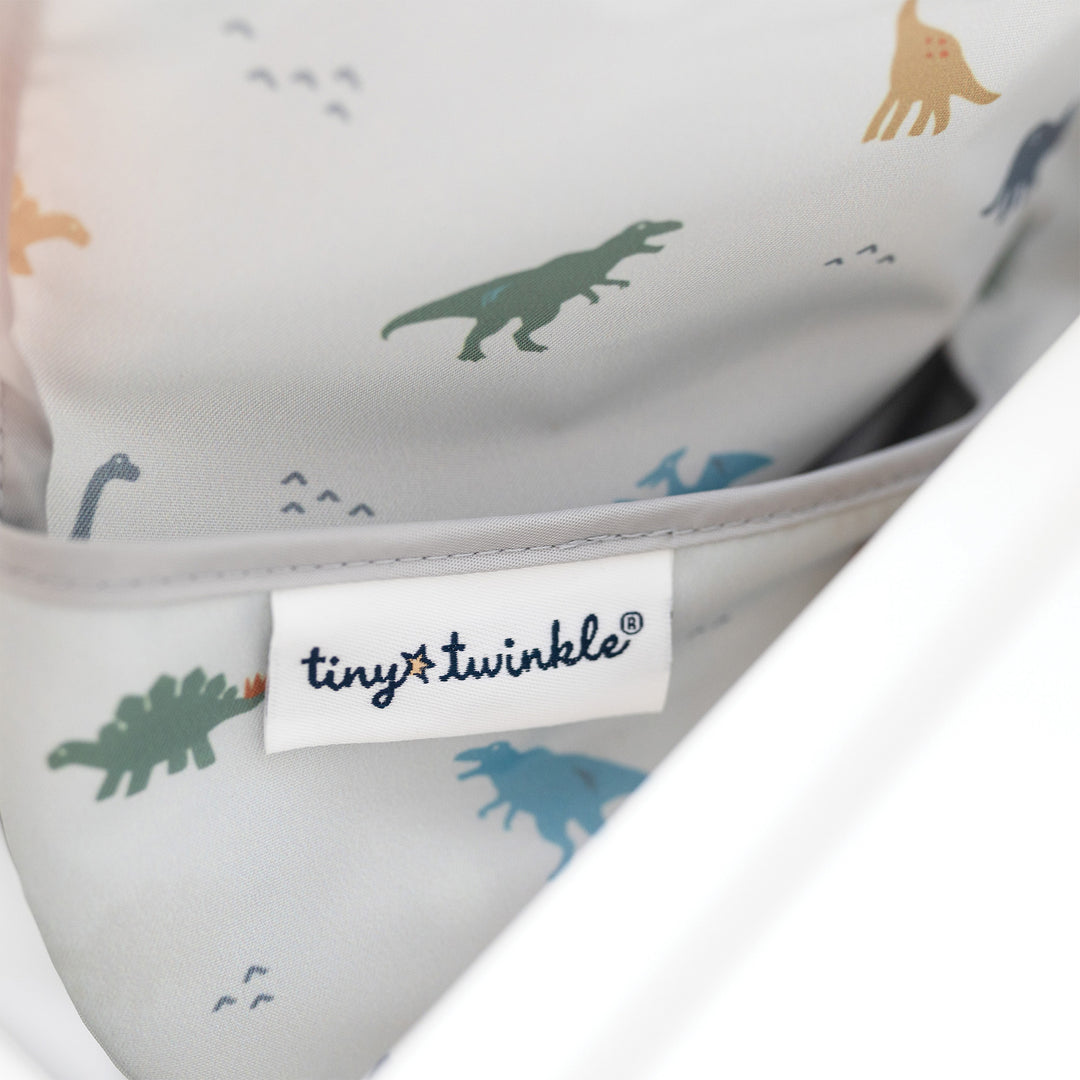 Mess-proof Full Sleeve Bib - Dinosaur