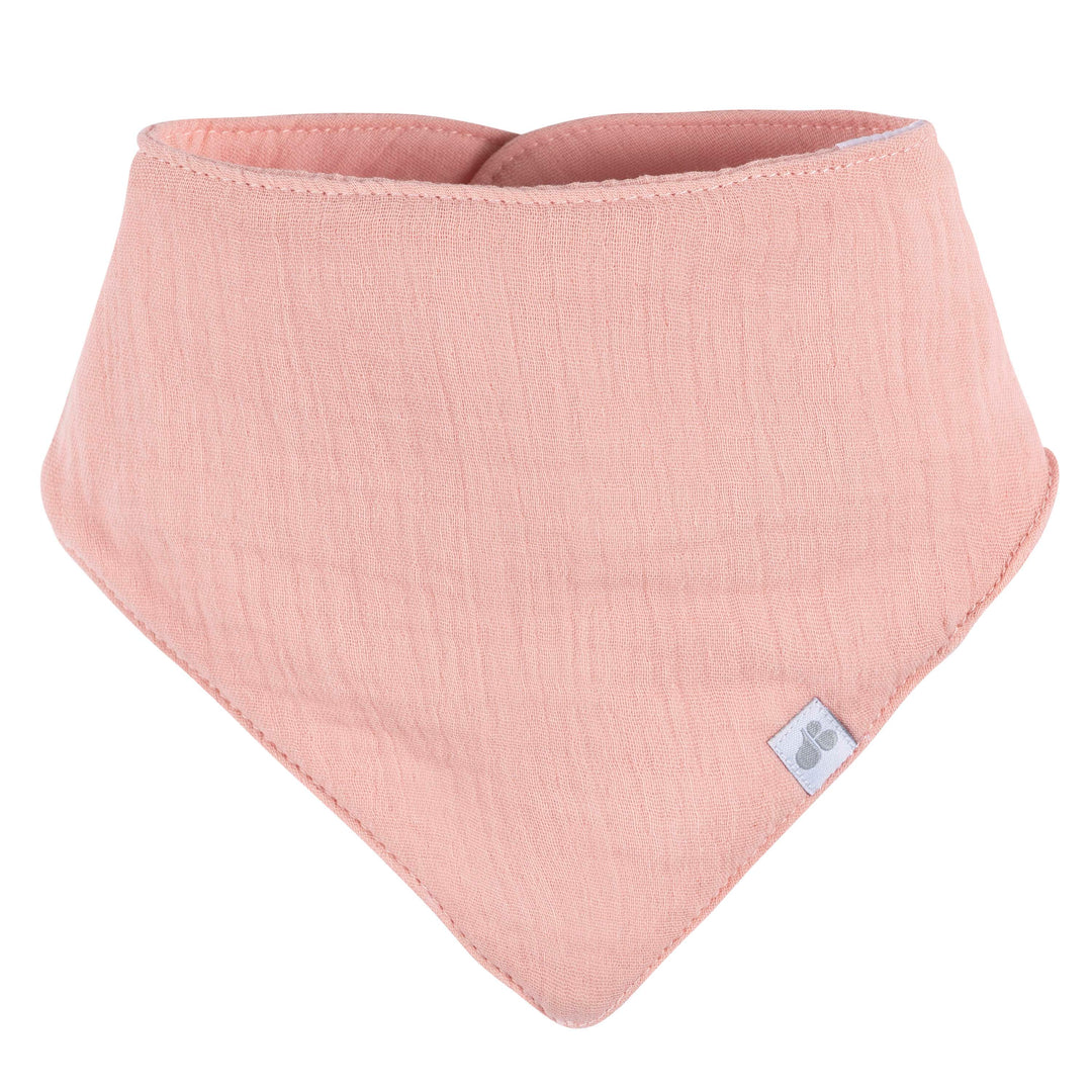 4-Pack Muslin Bandana Bibs - Pink