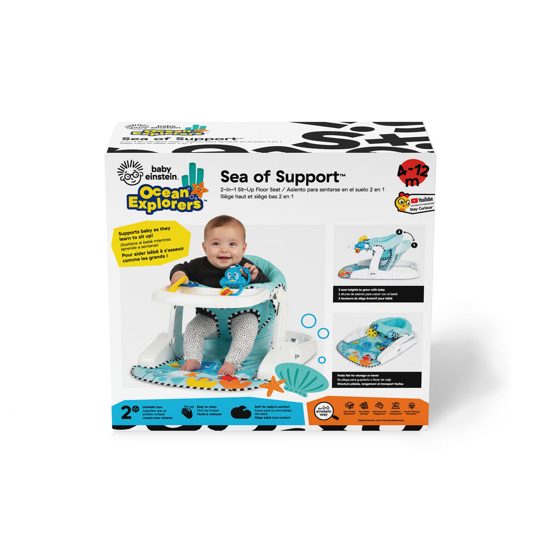 Sea of Support™ 2-in-1 Sit-Up Floor Seat