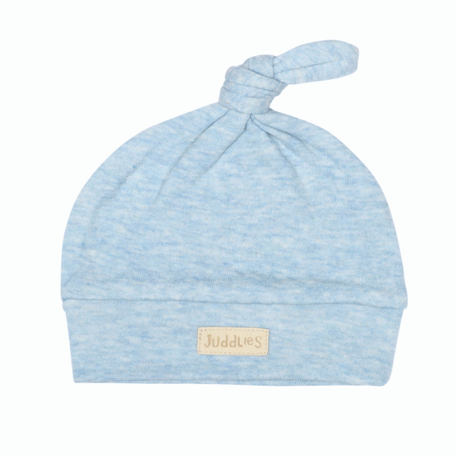 Juddlies - Breathe EZE Newborn Hat - Blue Fleck Breathe EZE Newborn Hat - Blue Fleck 821436002907