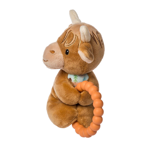 Hochet de dentition - Vache des Highlands Hetty - 15 cm