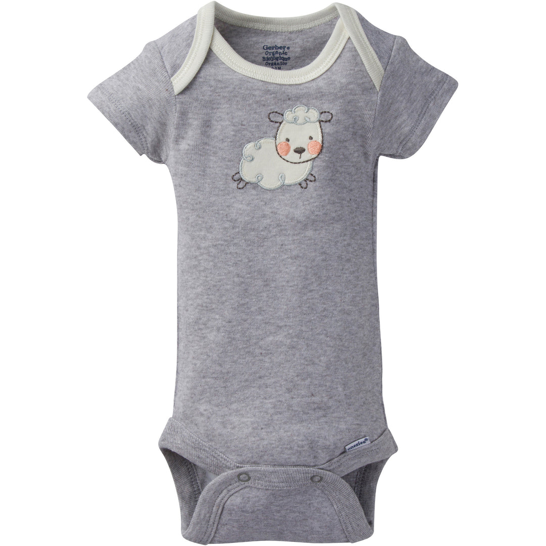 Short Sleeve Bodysuit Onesies - 5pk