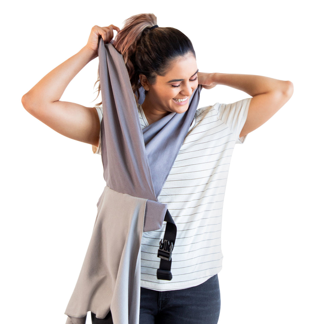 Easy-Wrap Baby Carrier - Smoked Pearl