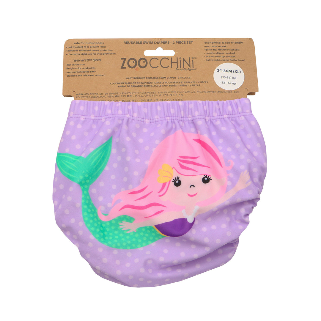 Baby-Toddler Knit Swim Diaper 2 Piece Set