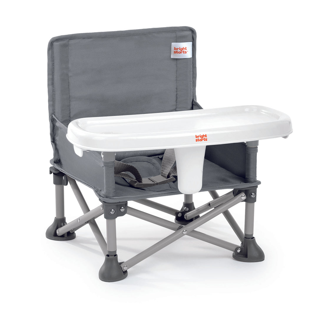 Bright Starts - Pop ‘N Sit™ Portable Booster Seat - Grey Pop ‘N Sit™ Portable Booster Seat - Grey 074451171985