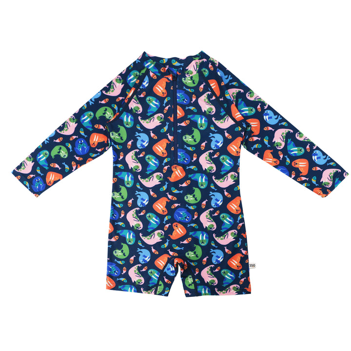 Rashguard 1 Piece Printed Swimsuit