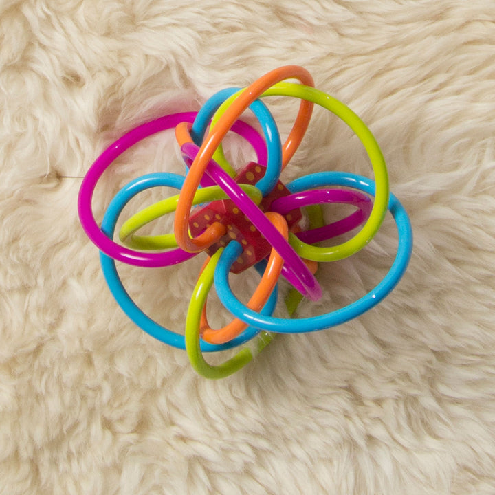 Winkel Rattle+Sensory Teether Toy