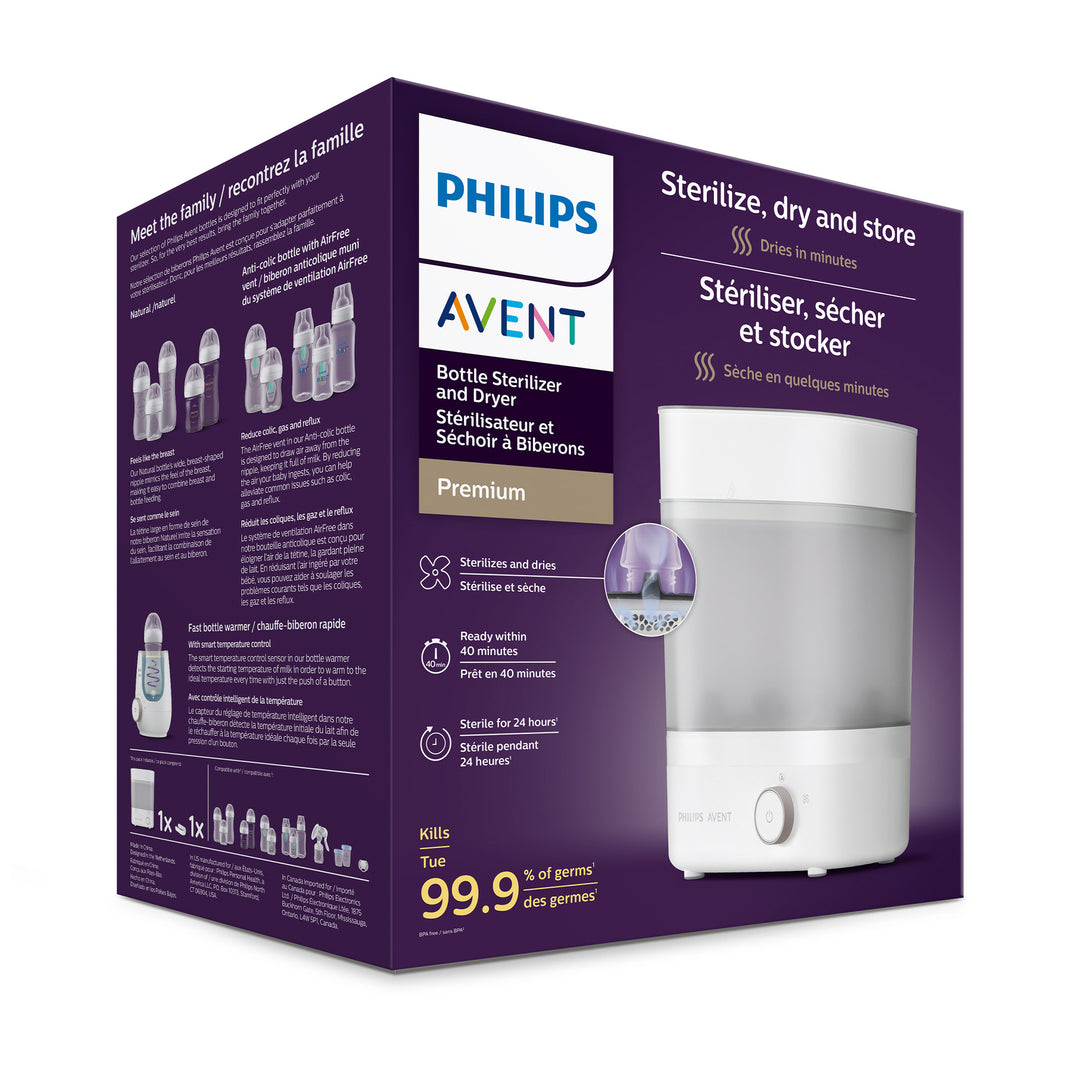 Stérilisateur électrique à vapeur haut de gamme avec sécheur