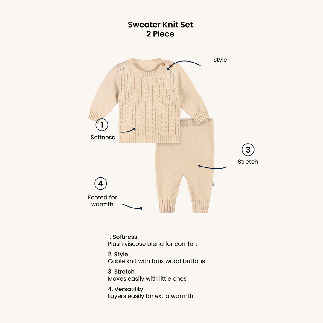 2 Piece Sweater Knit Set
