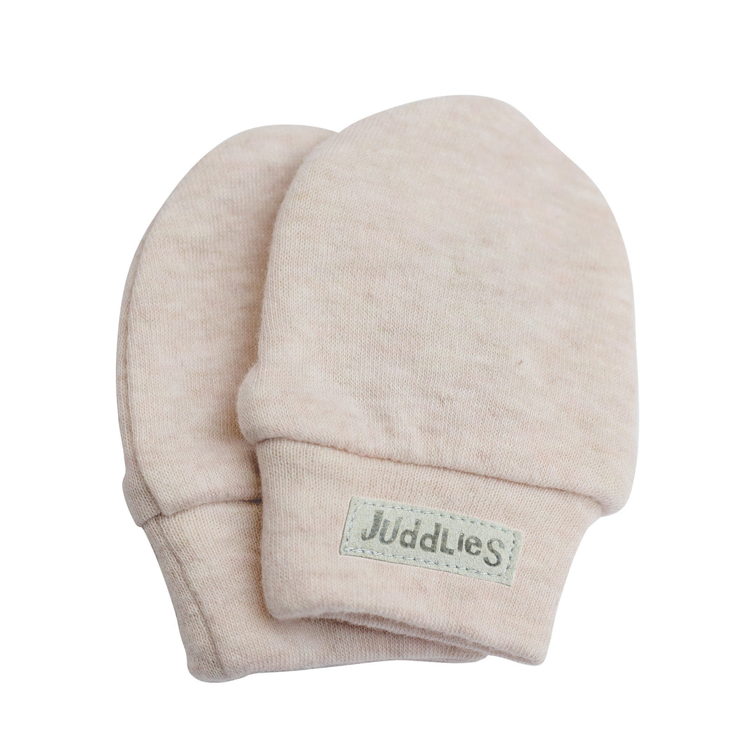 Juddlies - Breathe EZE Scratch Mitts Rosewater Fleck - 0-3 m Breathe EZE Scratch Mitts - Rosewater Fleck 821436010513