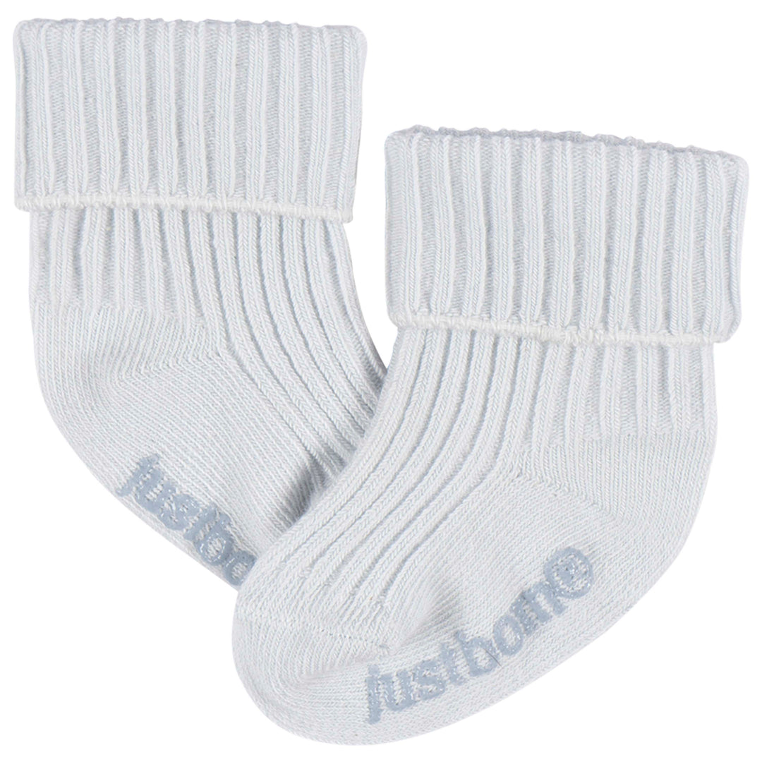 Just Born by Gerber Baby Boy 6-Pack Socks - BLUE