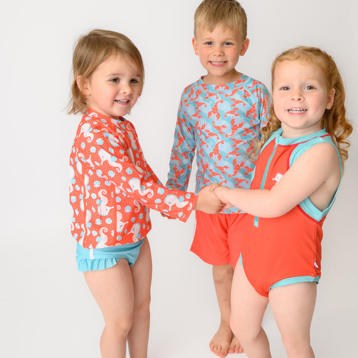 Rashguard Swim Top + Short Set