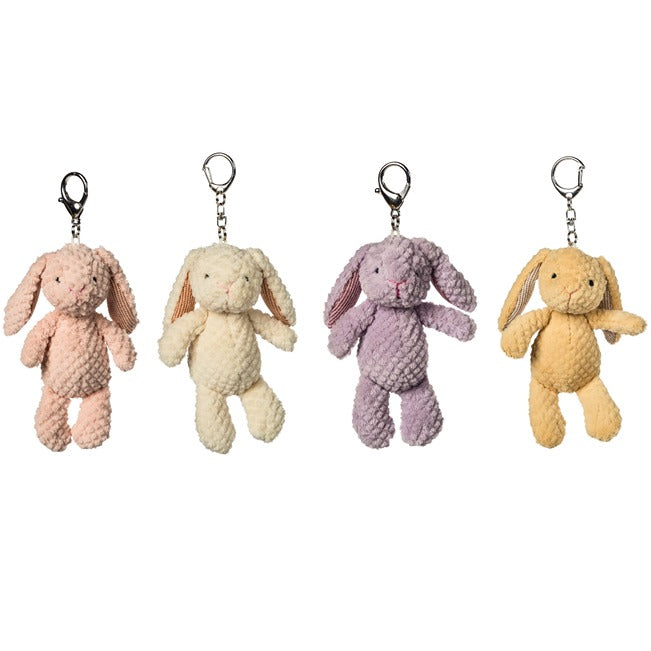 Nibbles Bunny Bag Charm Assortment - 4 colors 5"