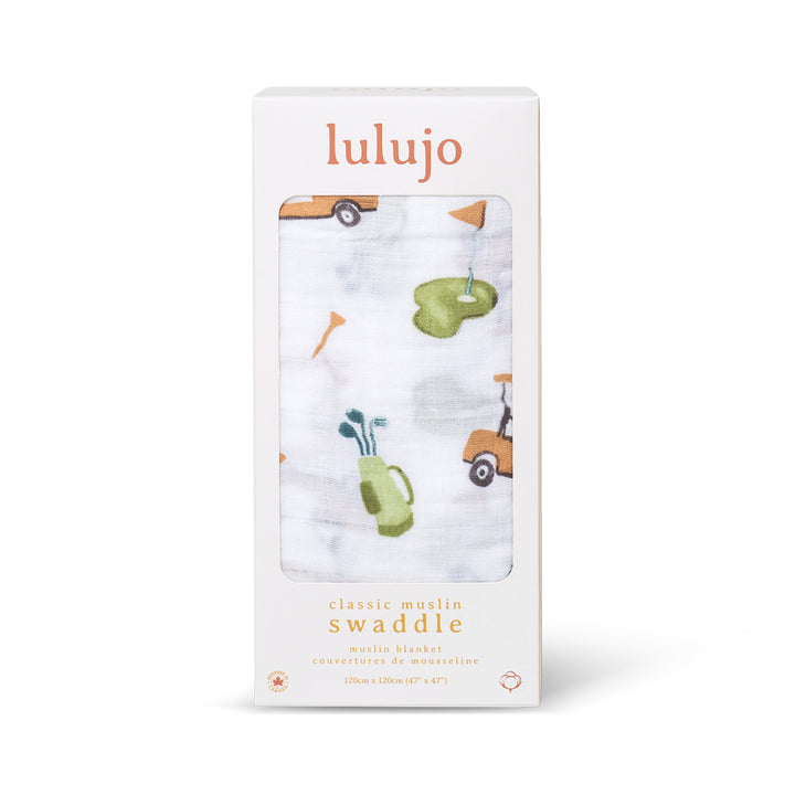 Couverture d'emmaillotage en mousseline de coton - 47 x 47