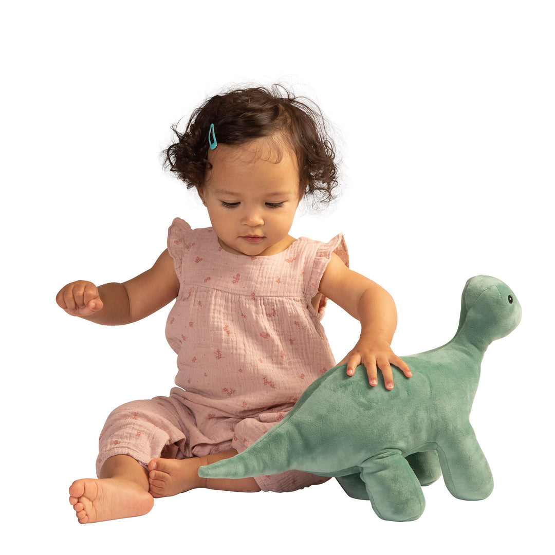 Stomper Velveteen Brontosaurus Dino 7"