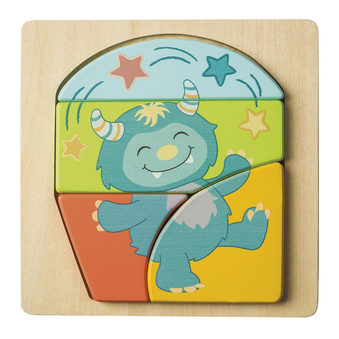 Wooden Puzzle Mookie Monster Puzzle