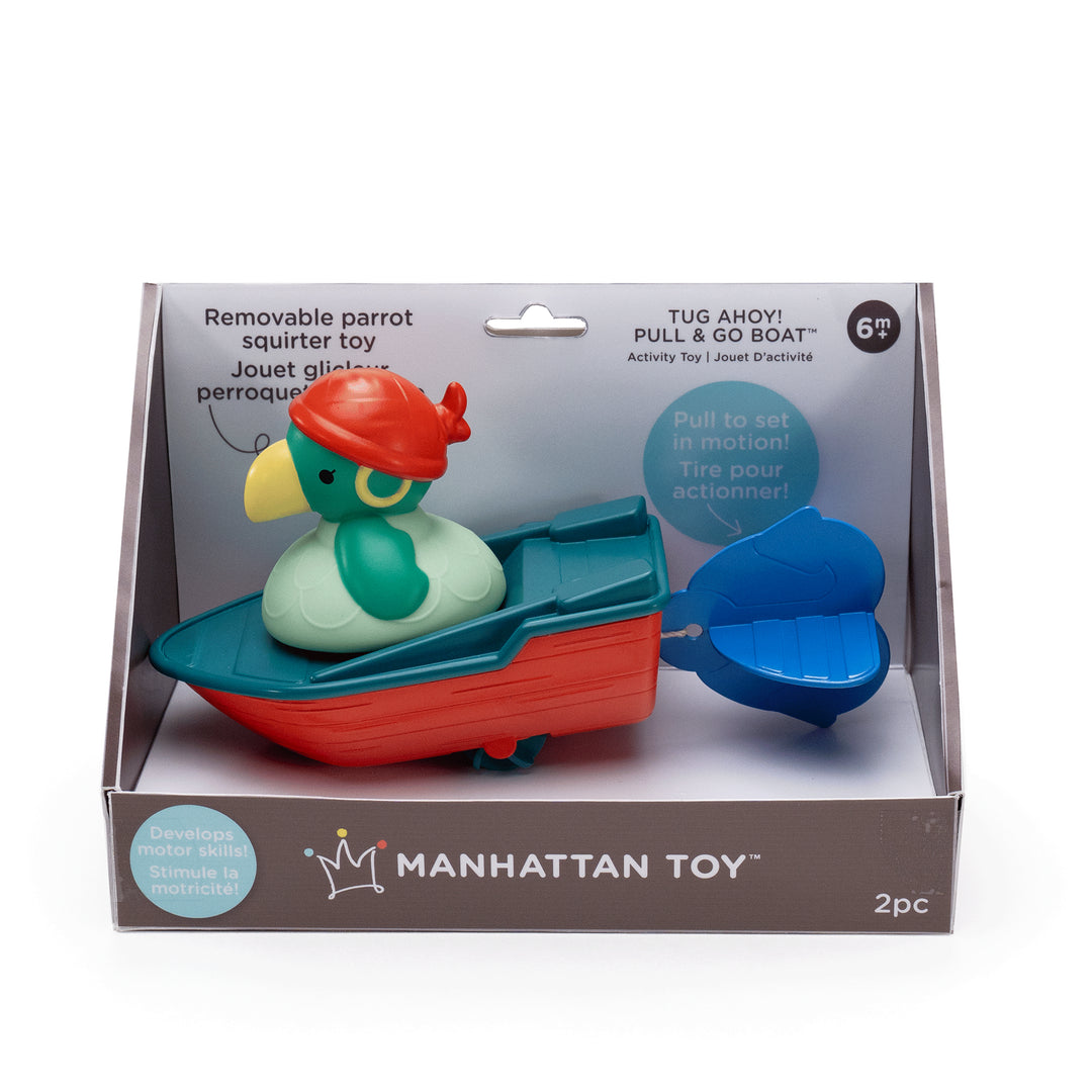 Tug-Ahoy! Pull & Go Boat