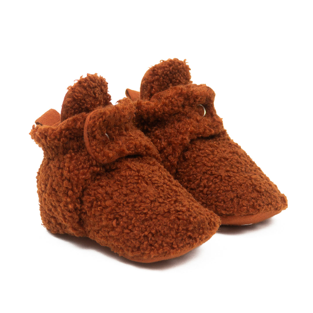 Robeez - F24 - Snap Bootie - Sherpa Rust - 2 (3-6M) F21 - Snap Bootie - Sherpa Ginger 730838898783