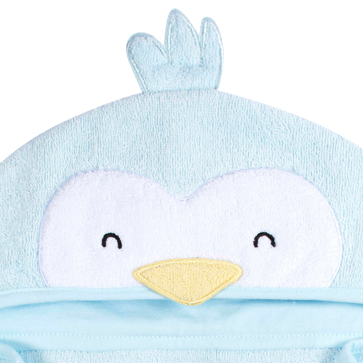 4pc Bath Set - Blue Penguin