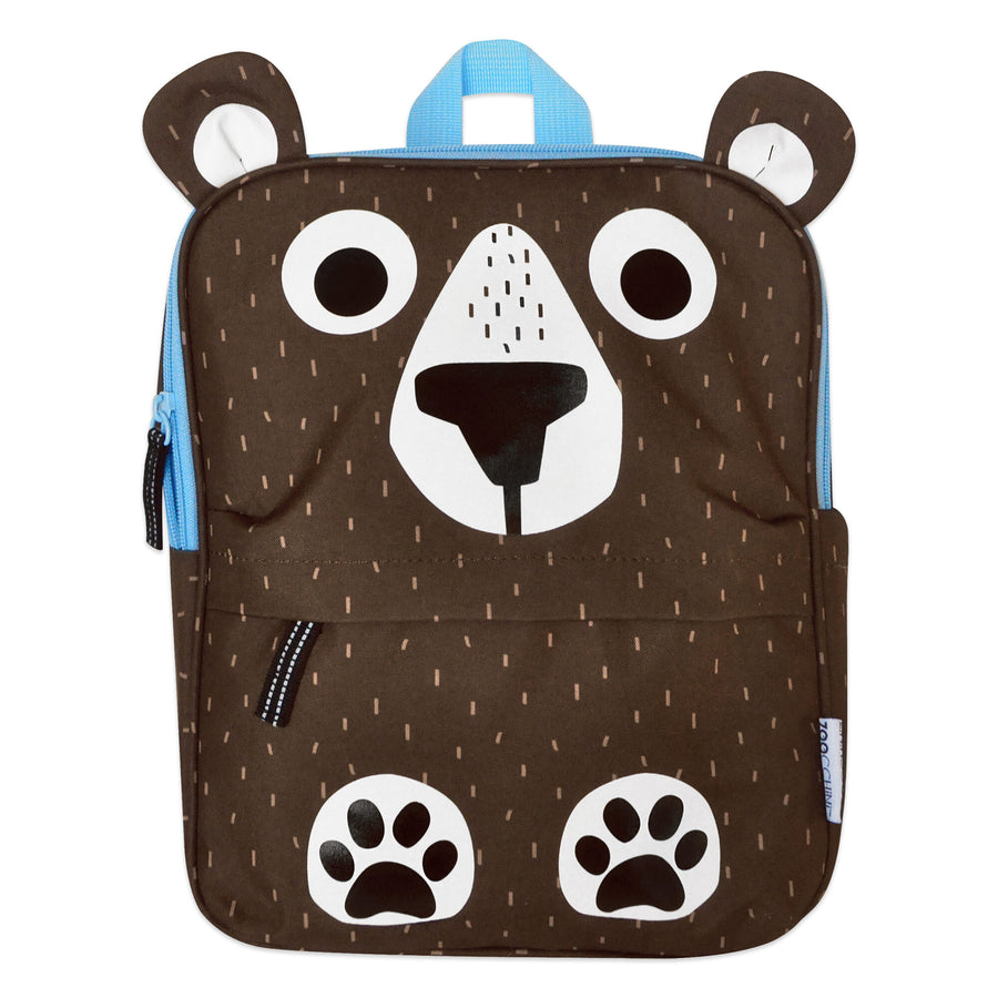 d - ZOOCCHINI-Toddler-Kids Everyday Square Backpack Bear 3Y+ Everyday Square Backpack - Bear 810608031746