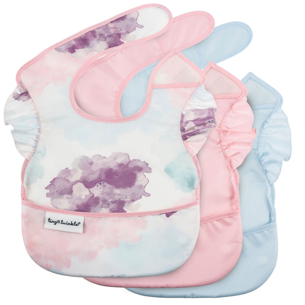 Bavoir anti-dégâts facile à utiliser - paquet de 3