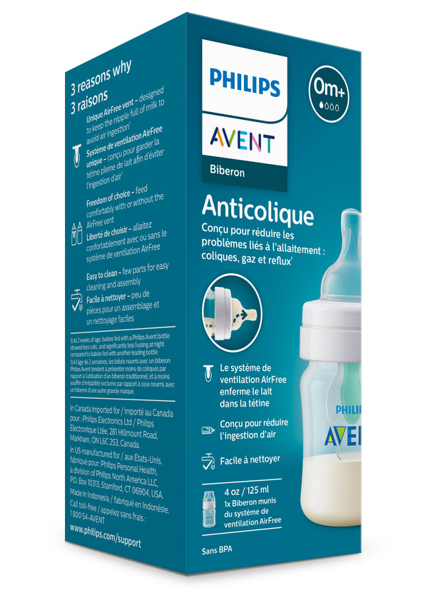Biberon anti-colique avec évent AirFree - 113 ml