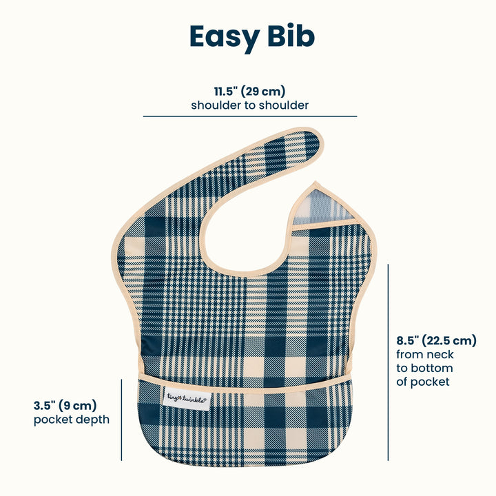 Bavoir anti-dégâts facile à utiliser - paquet de 3