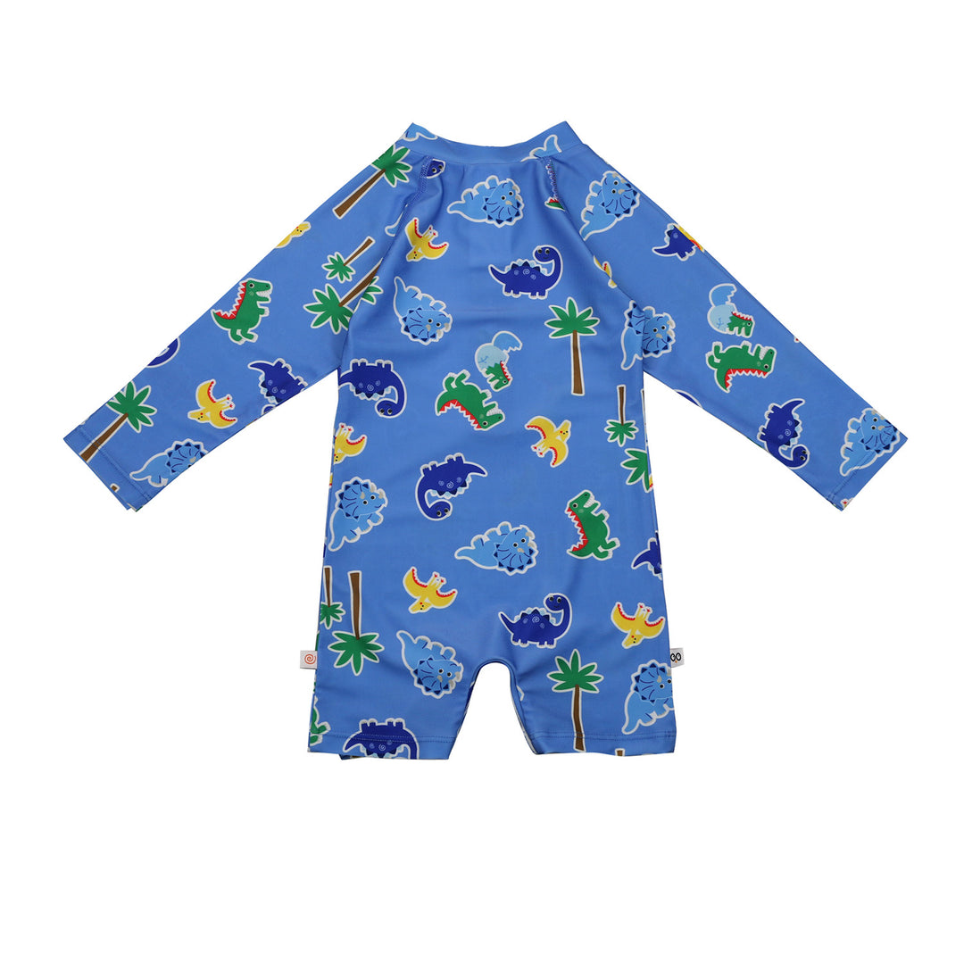 Rashguard 1 Piece Printed Swimsuit - Dino