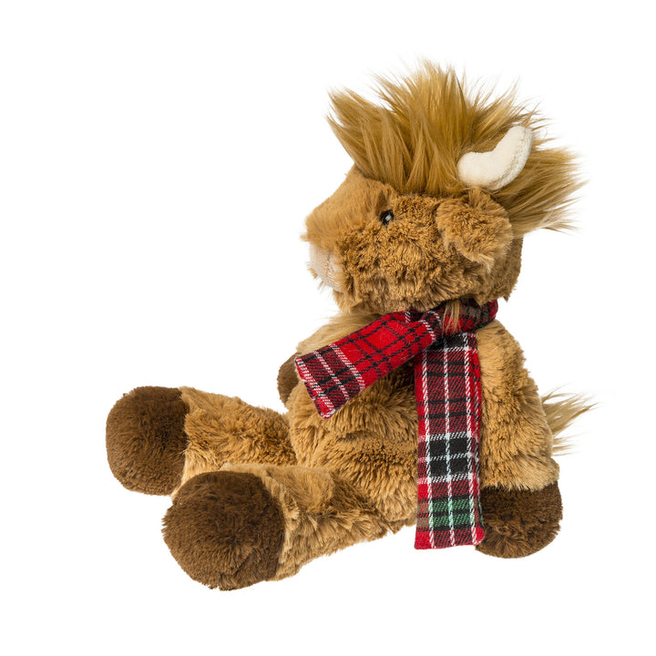 Marsh.Zoo Jr Highland Cow W/Scarf