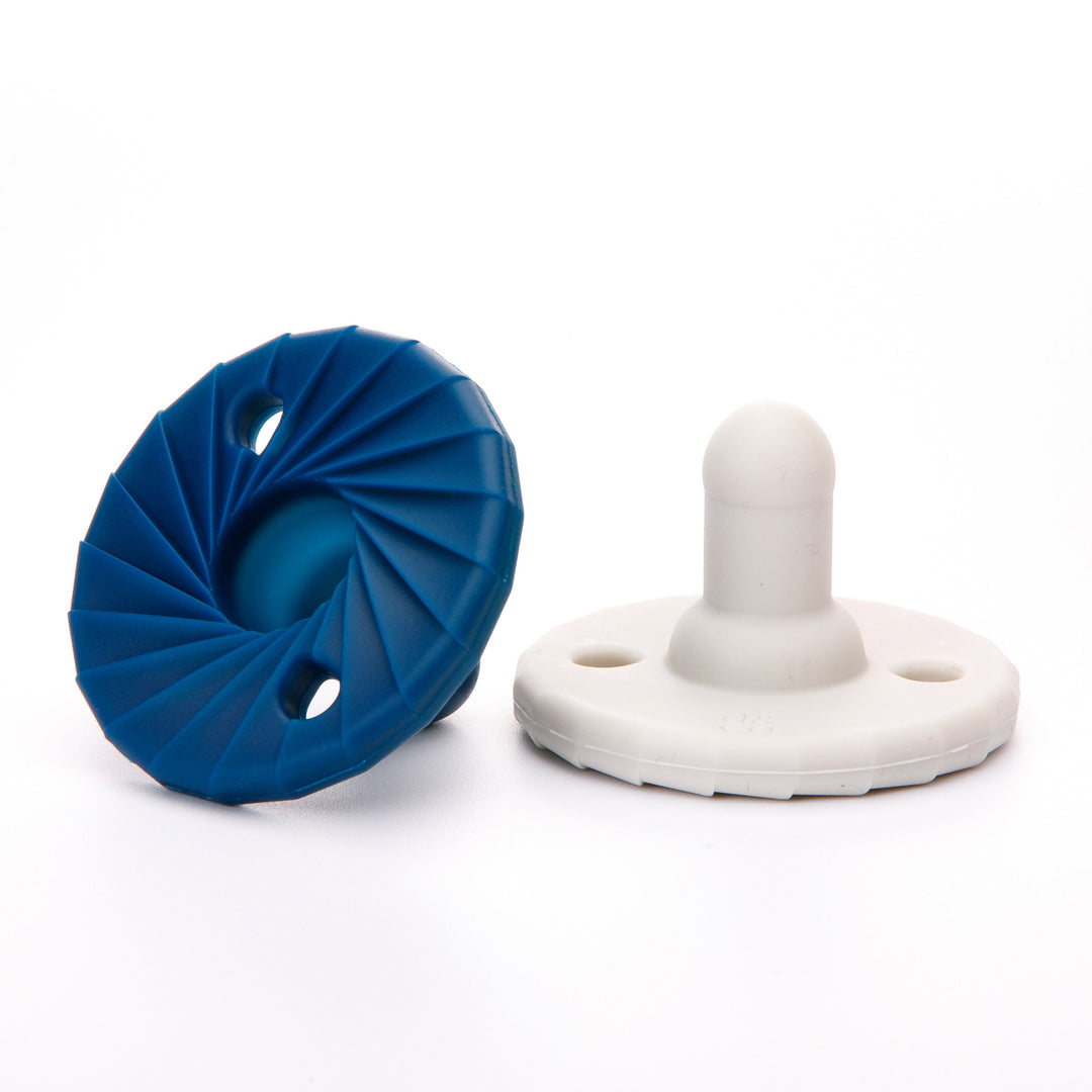 Tokyo Pop Pacifier - Stage 2/3M+ - Navy/Cream