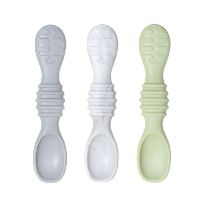 d - Bumkins - Silicone Dipping Spoons 3PK - Taffy Silicone Dipping Spoons 3pk Taffy 014292648529