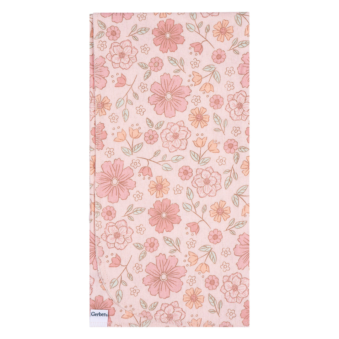 Flannel Receiving Blanket - 4pk